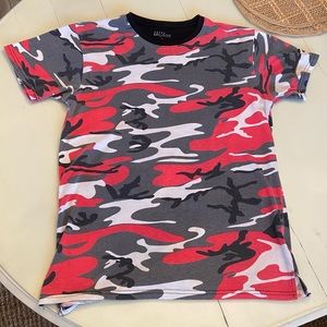 Galaxy - Red Camo shirt (Large men’s)